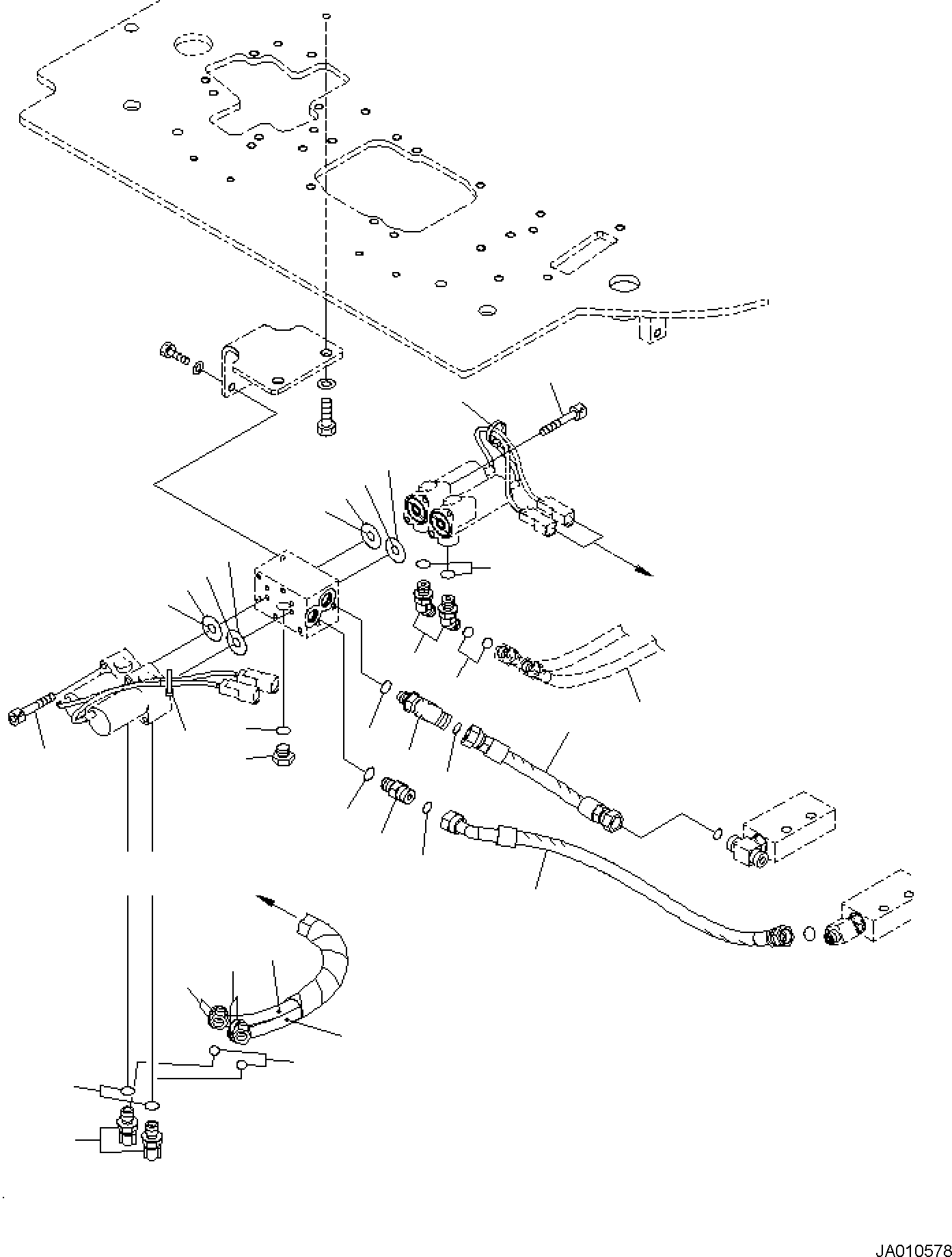 Угольник \ \ 22B-62-29410 KOMATSU