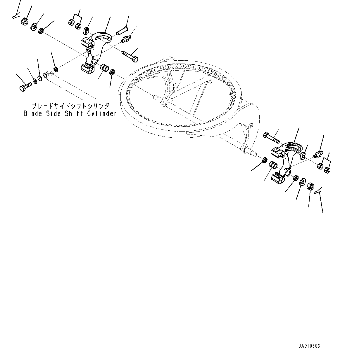 Регулировочный механизм 23B-70-31550 KOMATSU