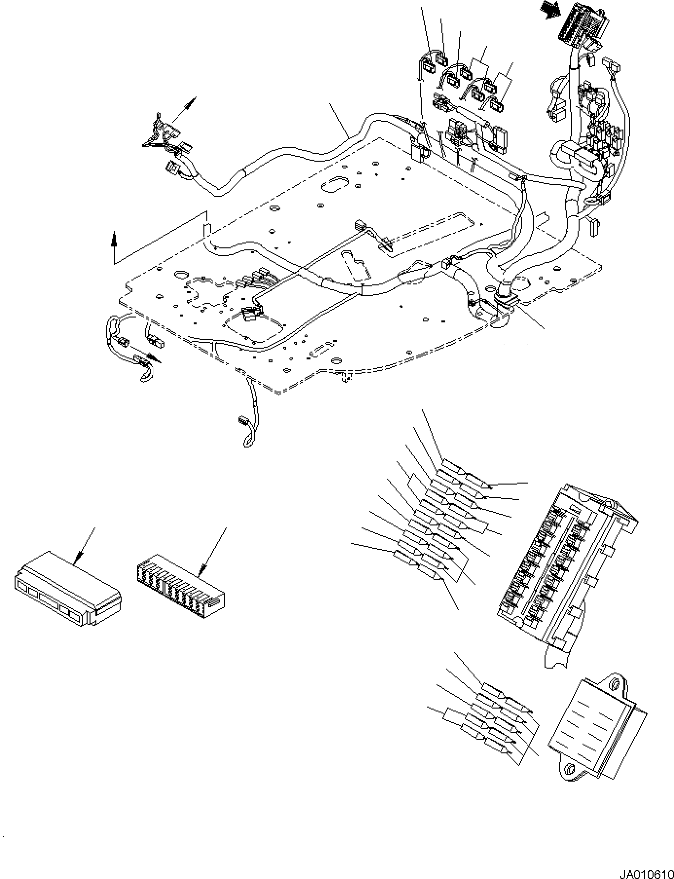 Жгут проводов 22B-06-38111 KOMATSU