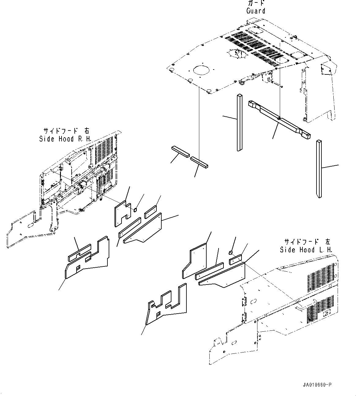 Sheet, L.H. 425-54-45930 KOMATSU