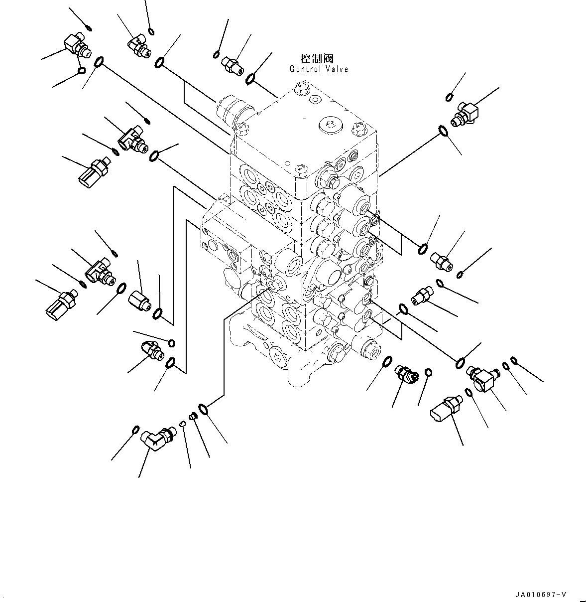 Клапан в сборе 202-62-17300 KOMATSU
