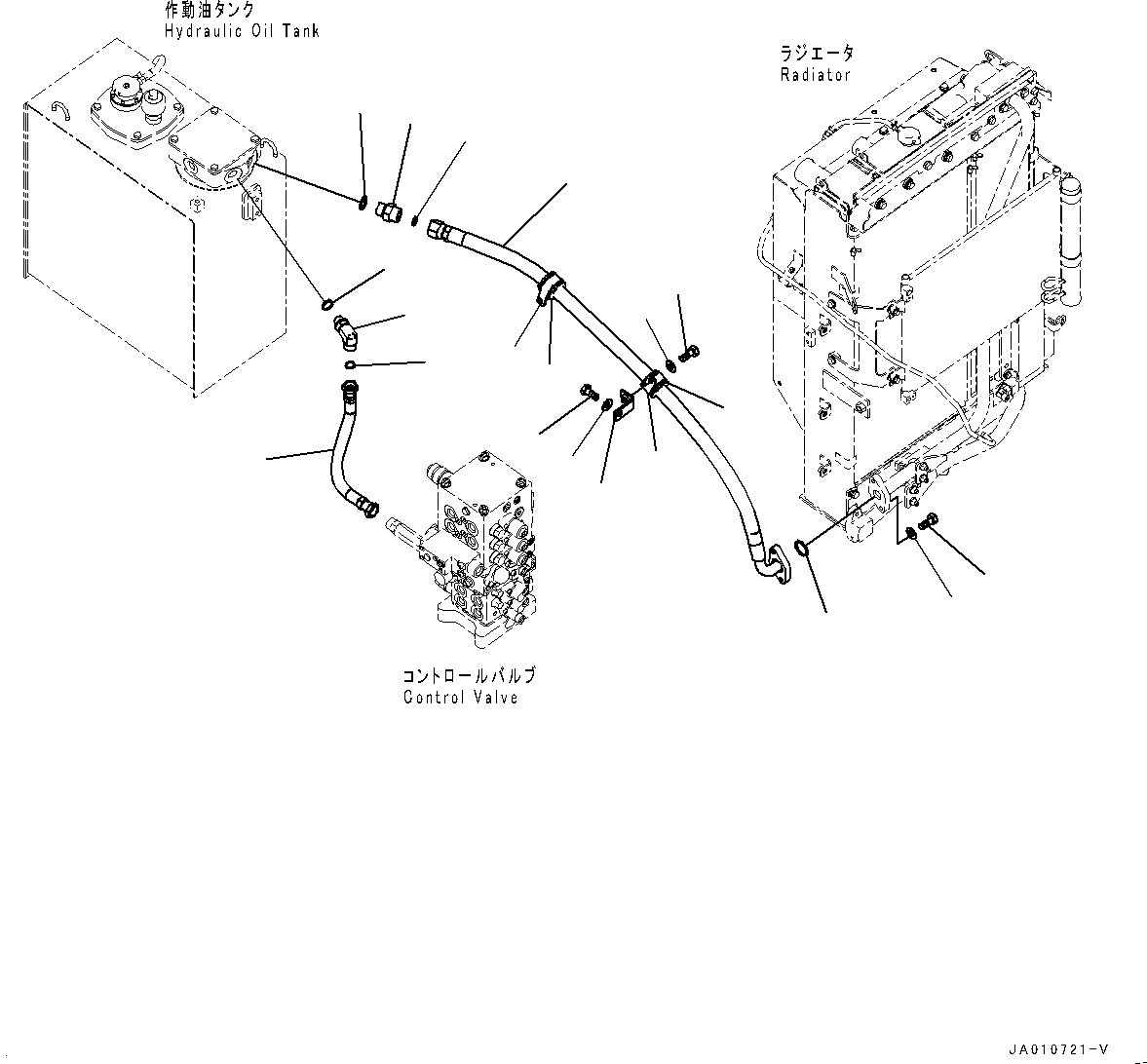 Шланг 203-62-11151 KOMATSU