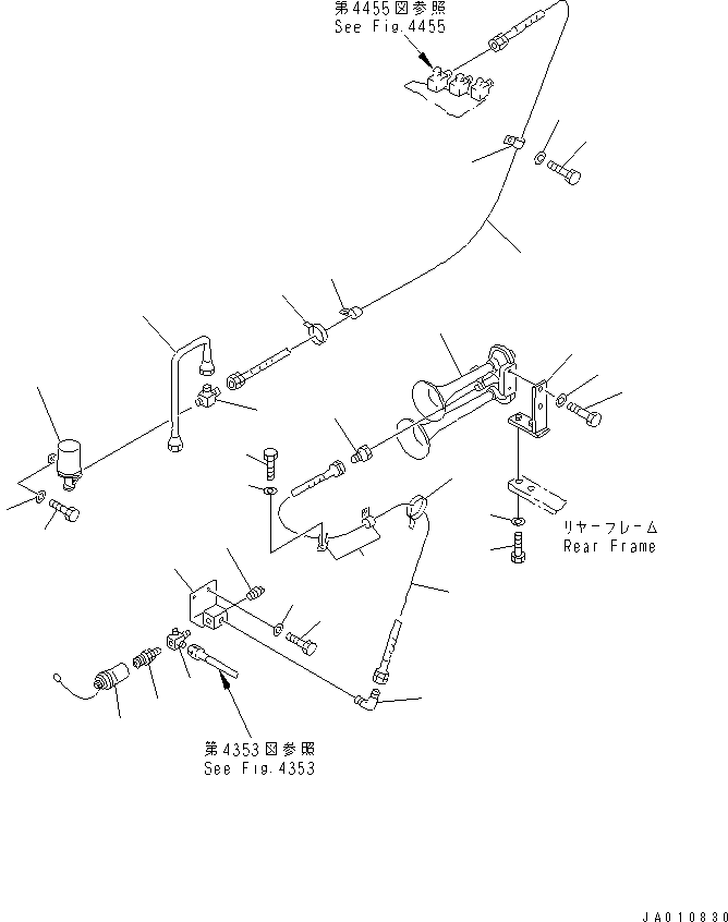 Ниппель 23B-44-11960 KOMATSU
