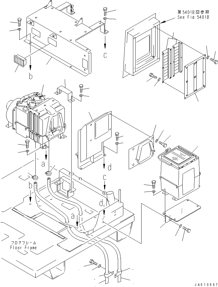 AIR CONDITIONER UNIT,(MODIFIED PART) 235-809-4640 KOMATSU