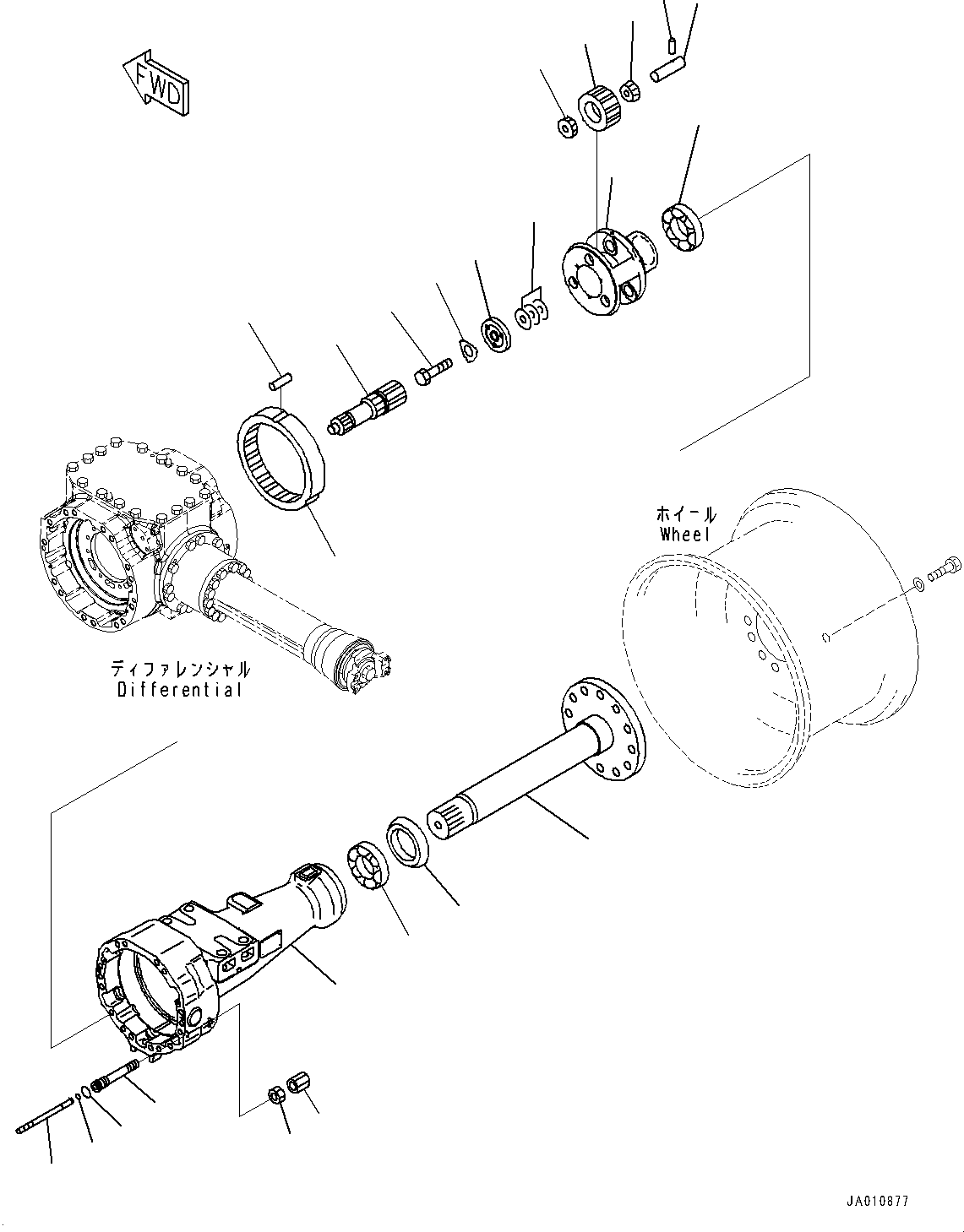 Бортовой редуктор в сборе 419-22-42031 KOMATSU
