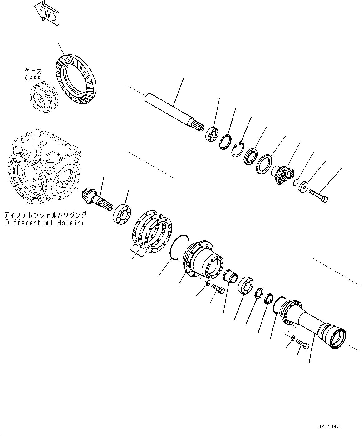 Дифференциал в сборе 419-22-41010 KOMATSU