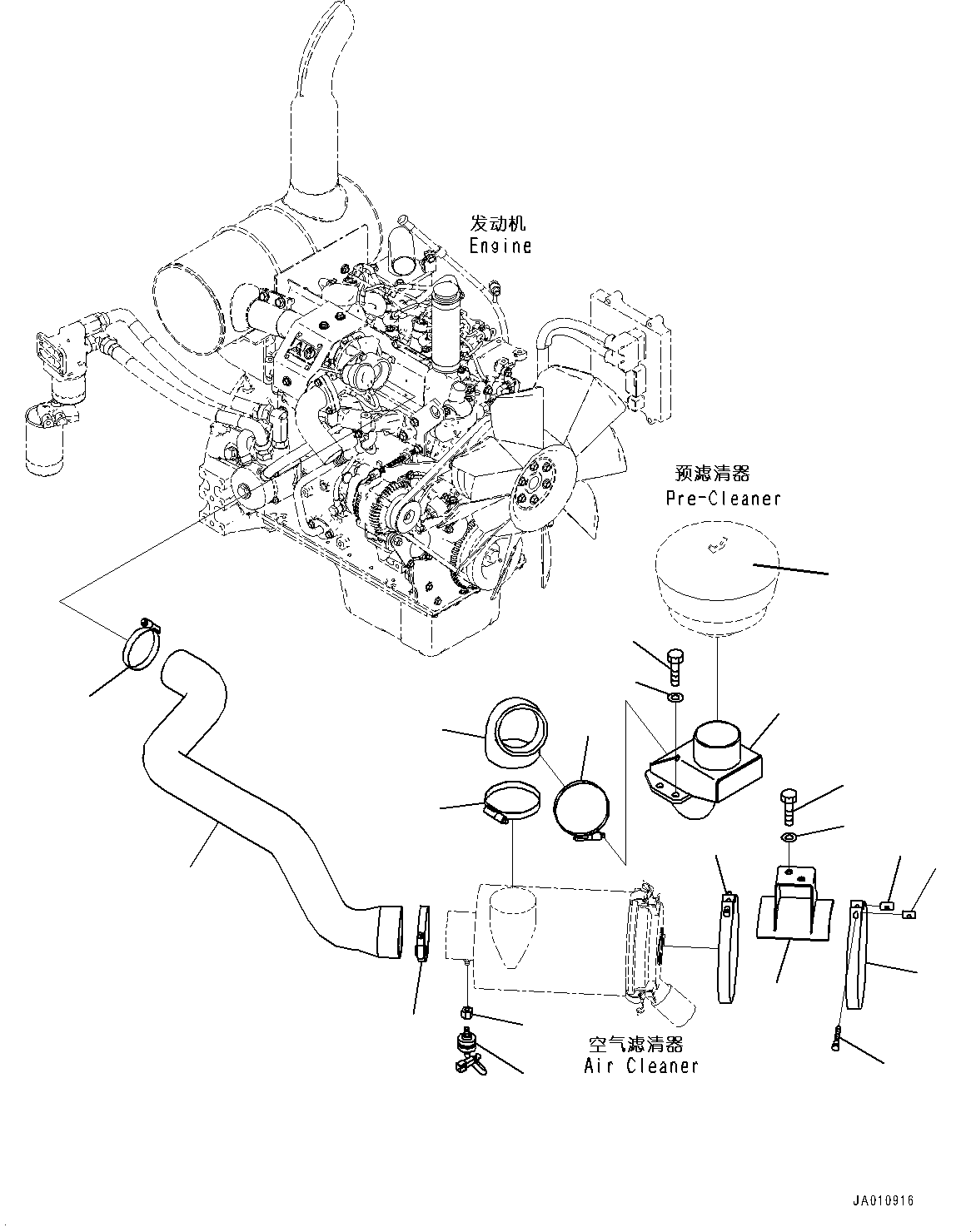 Шланг 203-01-17150 KOMATSU