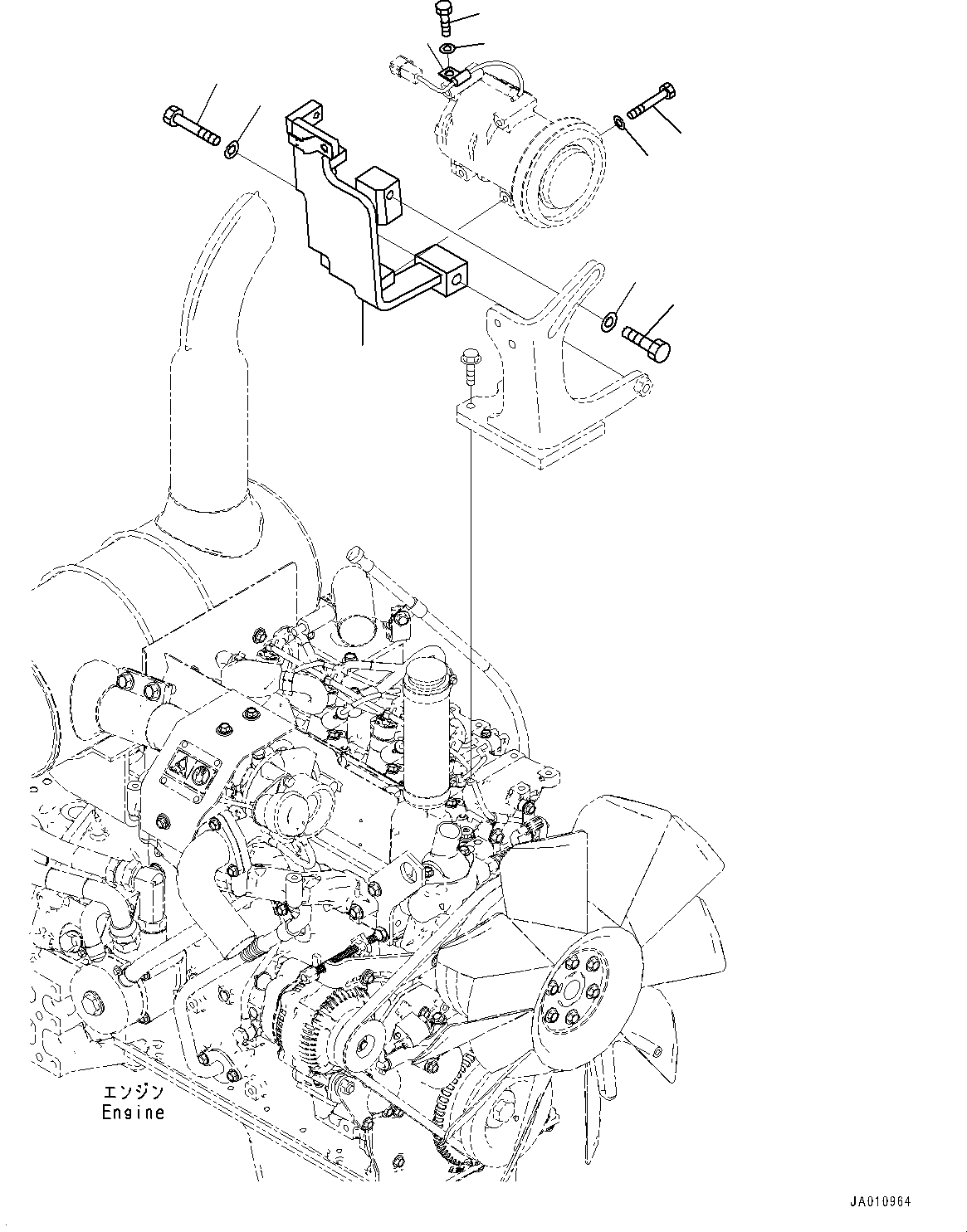 Кронштейн 203-979-1730 KOMATSU