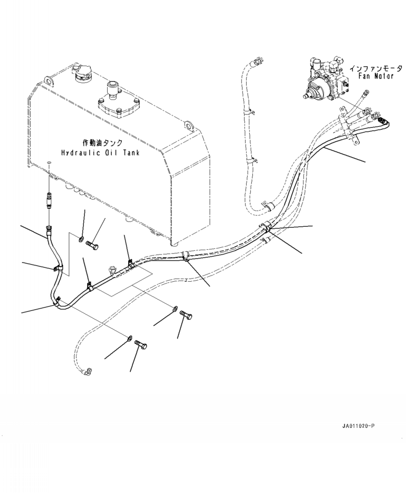 Шланг 419-03-53330 KOMATSU
