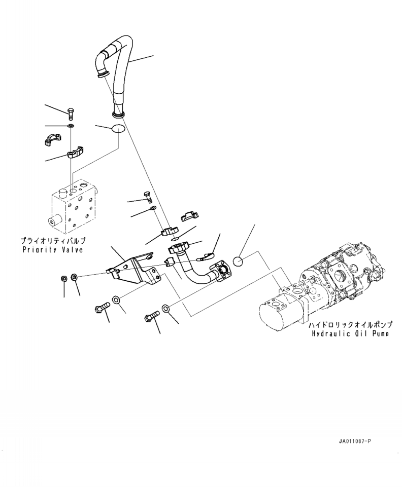 Трубка 419-62-52270 KOMATSU