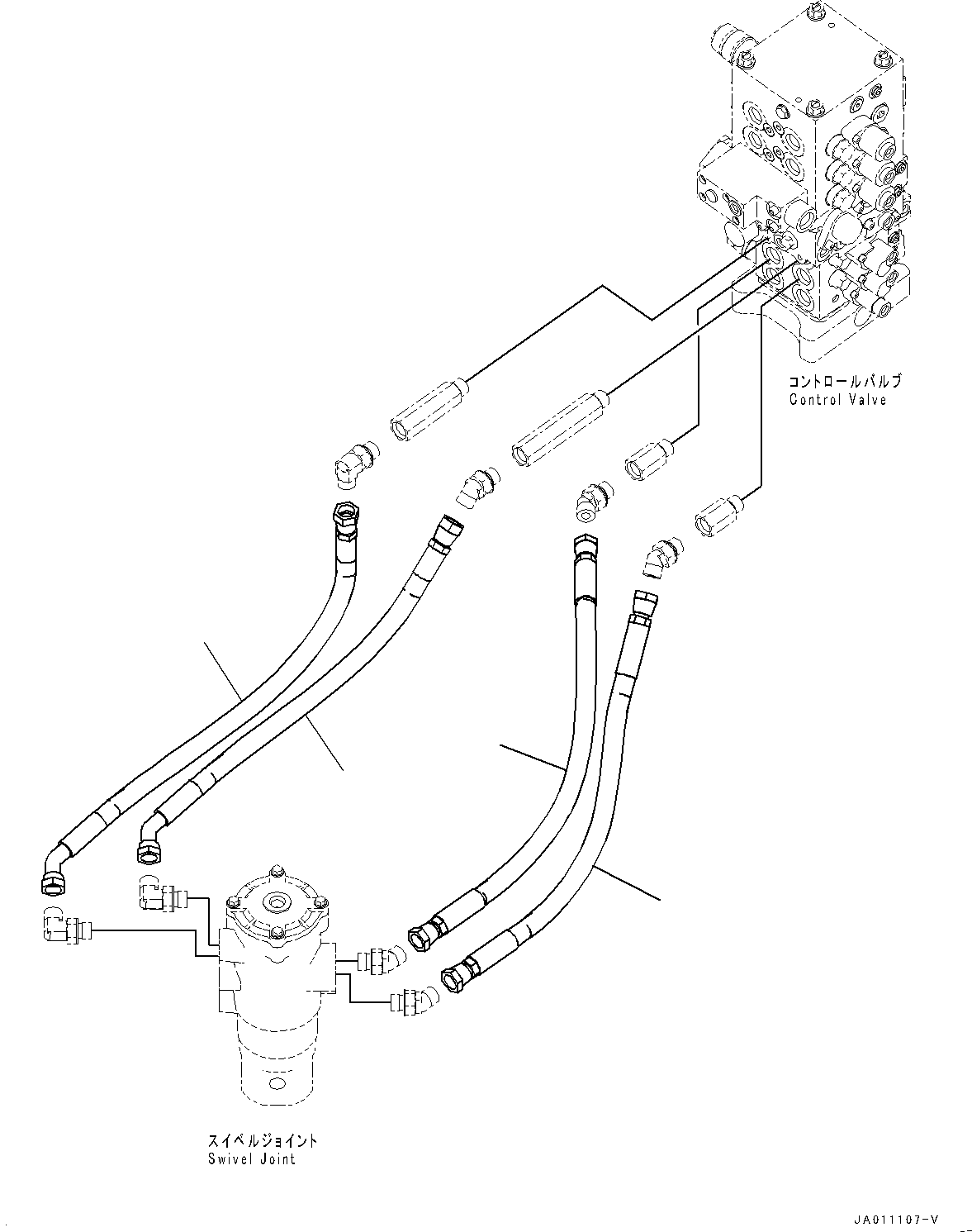 Шланг 203-62-17280 KOMATSU