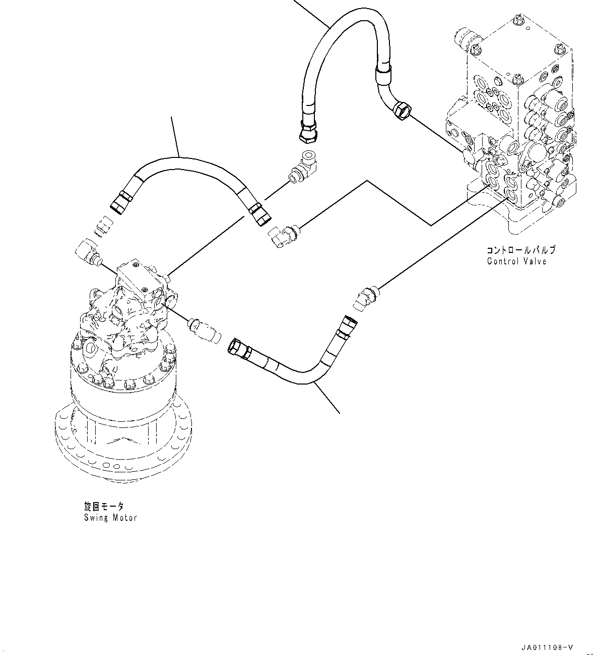 шланг 203-62-17690 KOMATSU