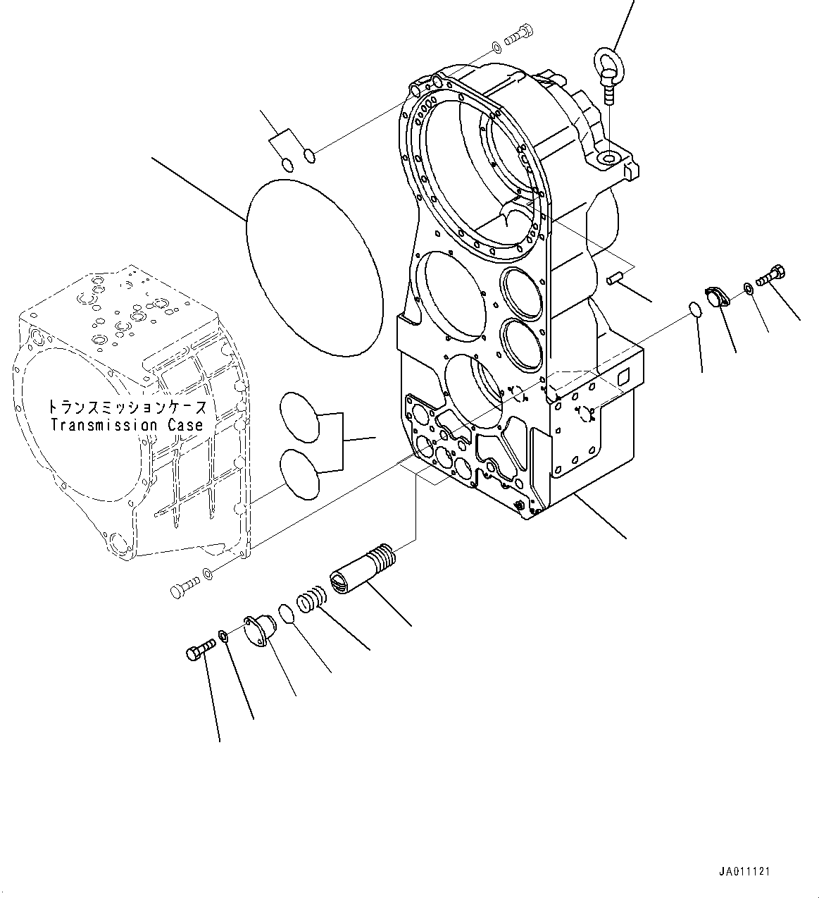 Коробка передач в сборе 427-15-11020 KOMATSU
