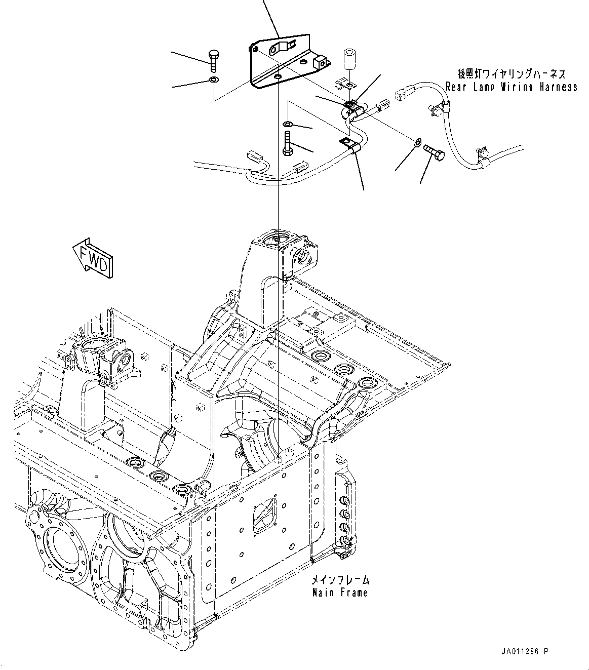 Кронштейн 14X-Z16-8121 KOMATSU