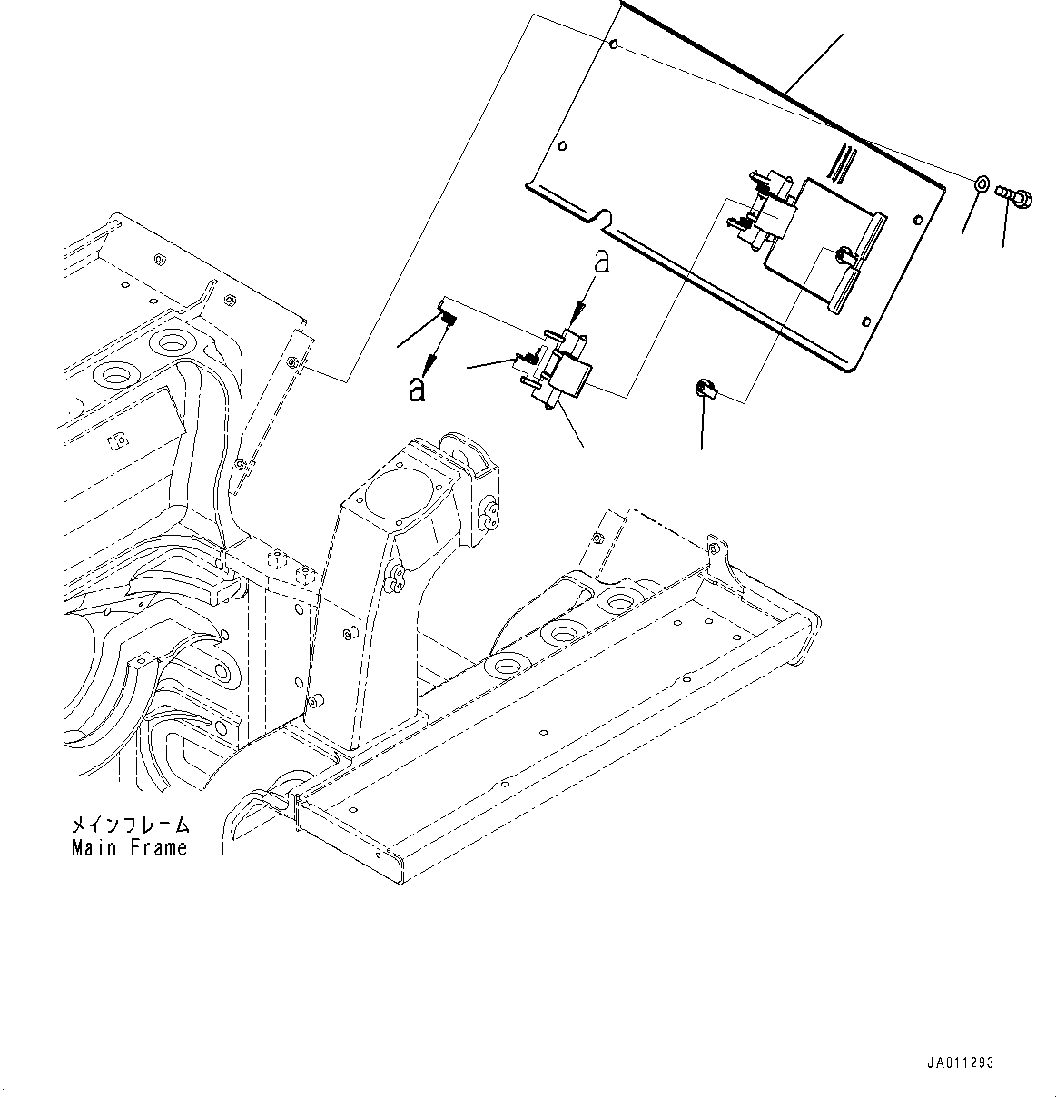 Крышка 14X-Z16-8111 KOMATSU