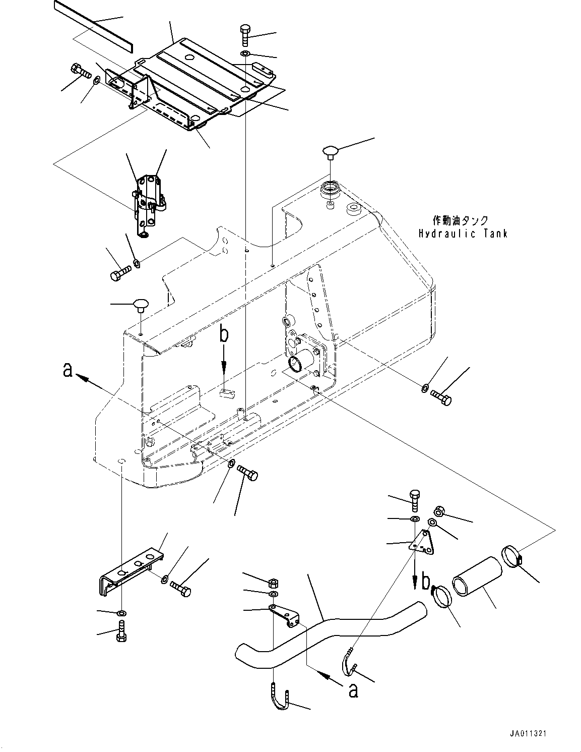 Амортизирующая подушка 11Y-54-43A80 KOMATSU