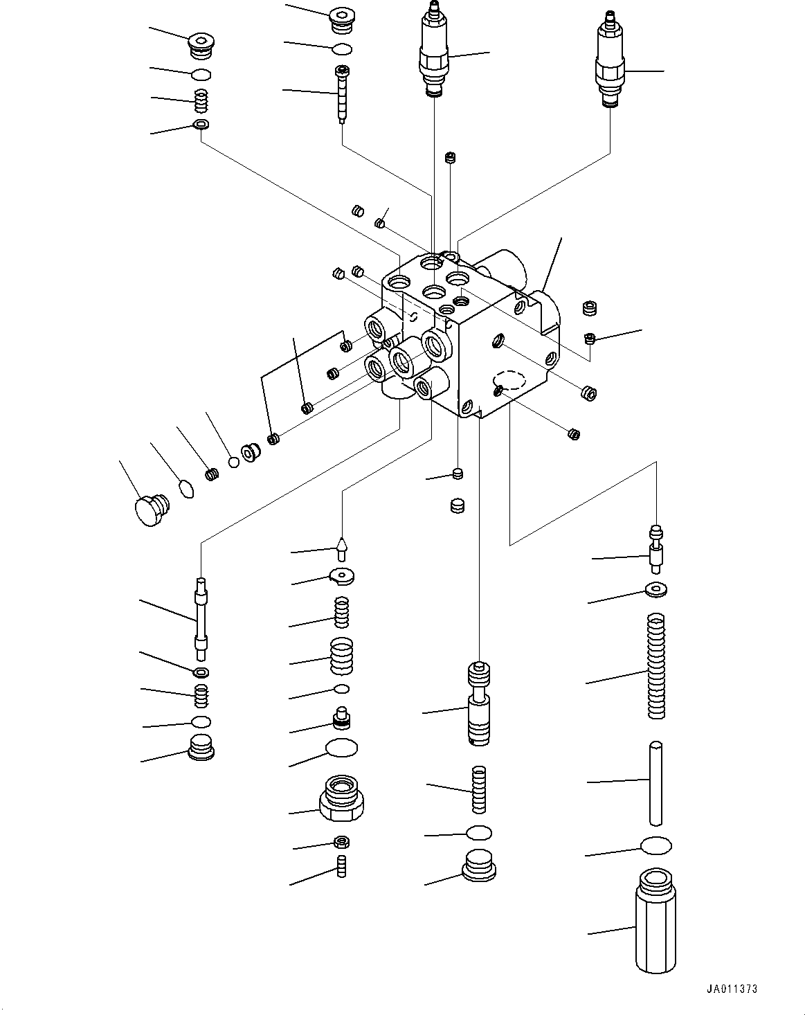 Клапан в сборе 423-43-47303 KOMATSU