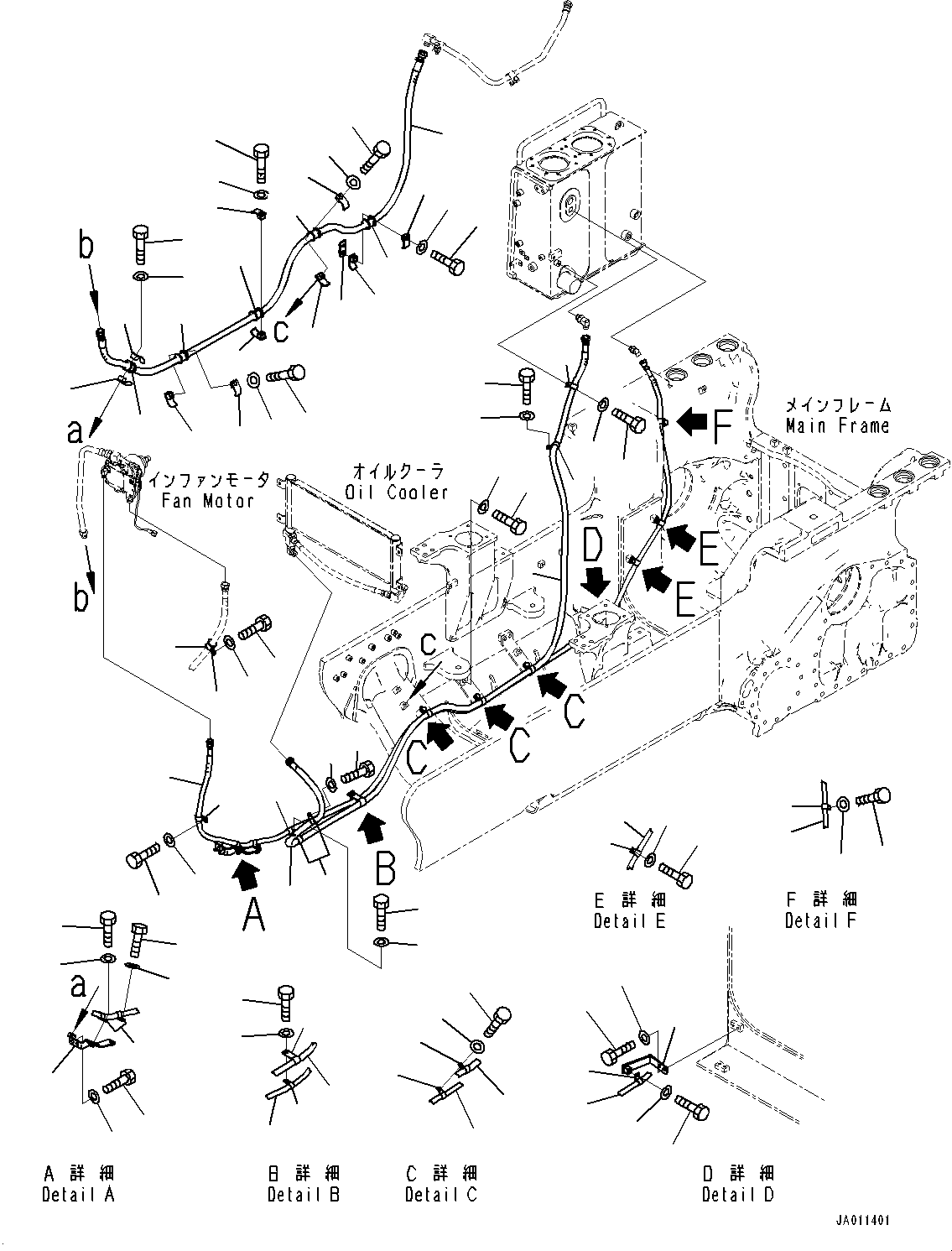 Шланг в сборе 14X-62-64120 KOMATSU