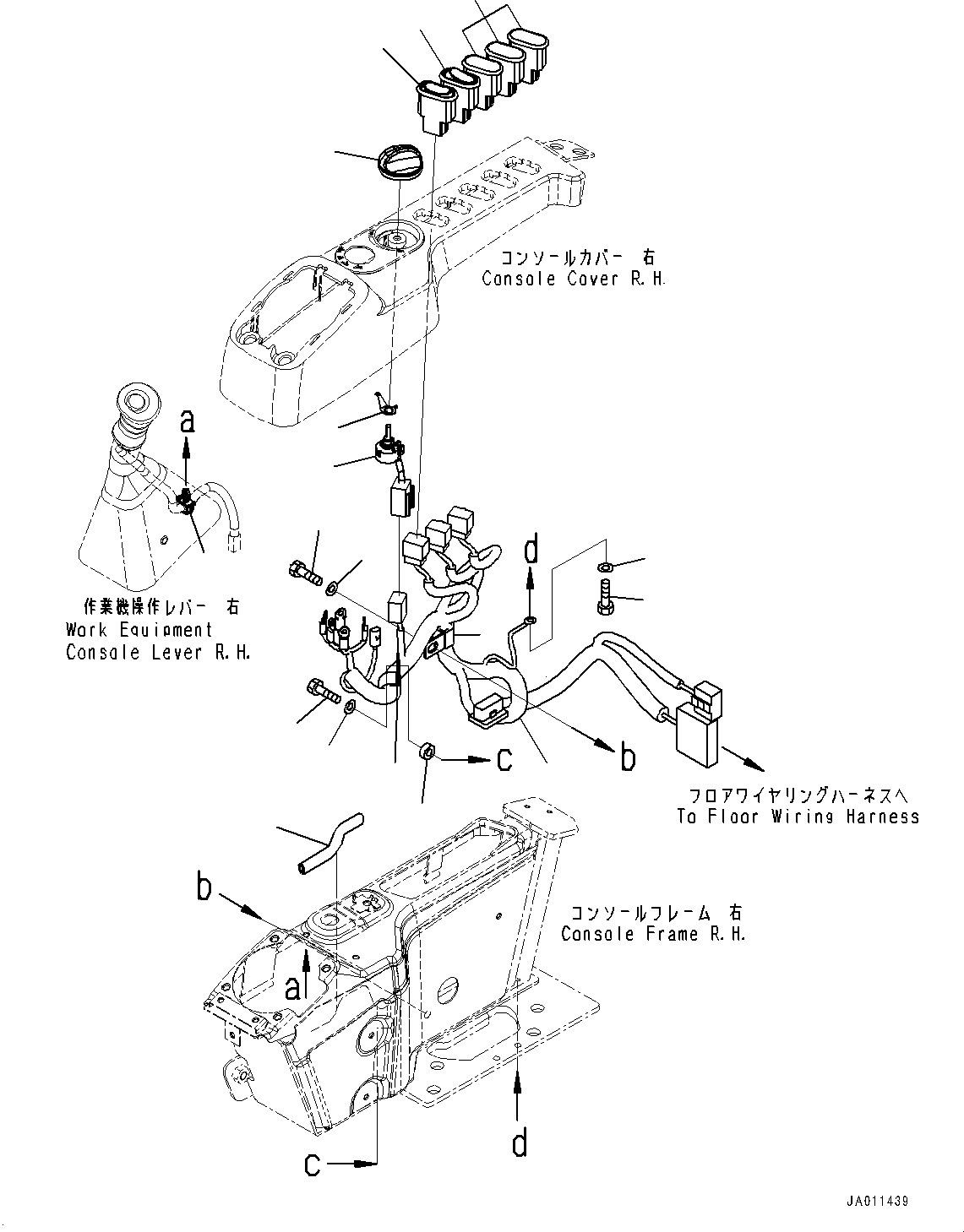 Жгут проводов 22B-06-31241 KOMATSU