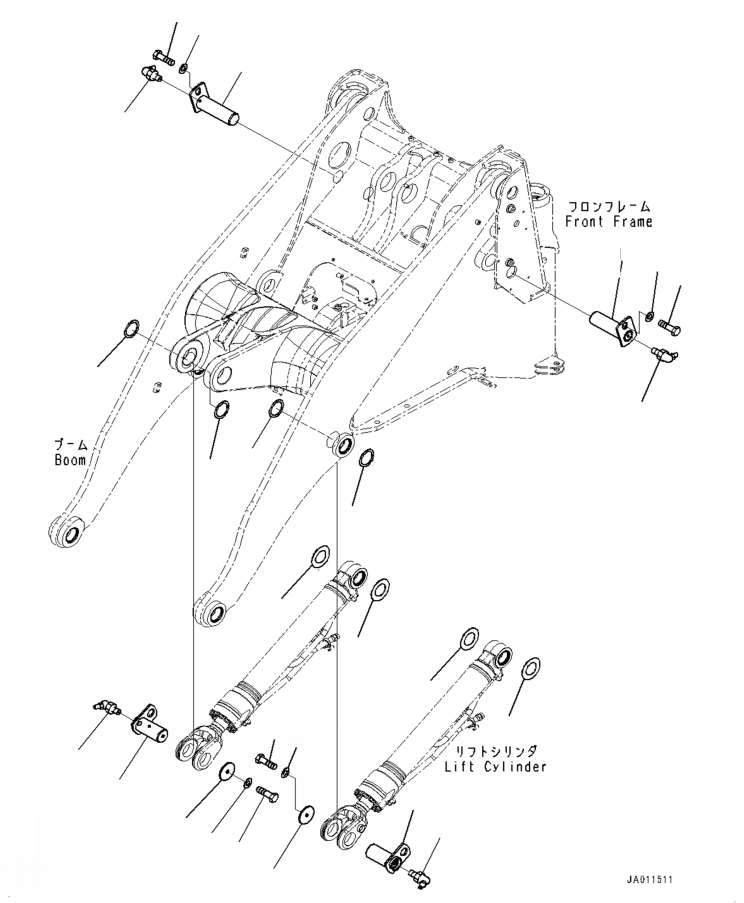 Палец 418-T81-5250 KOMATSU
