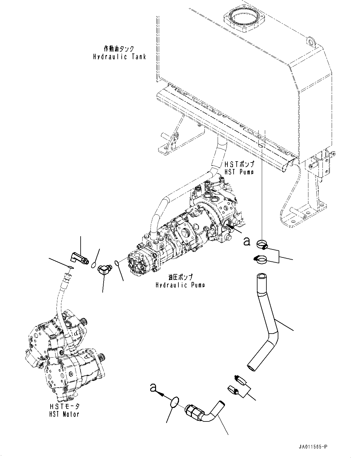 Шланг 418-18-51460 KOMATSU