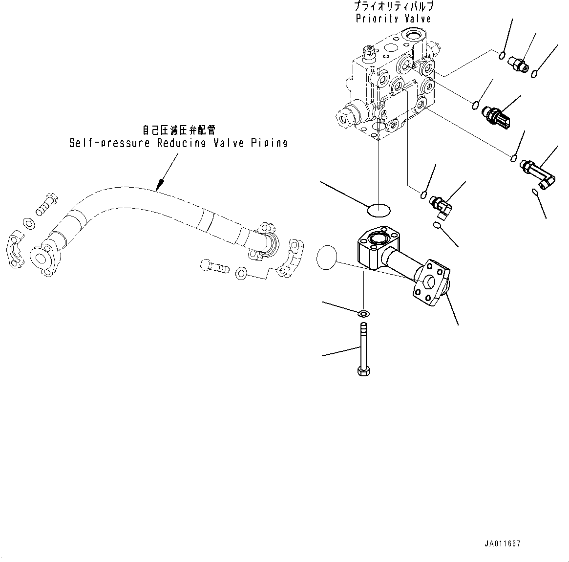 Трубка 418-62-52260 KOMATSU
