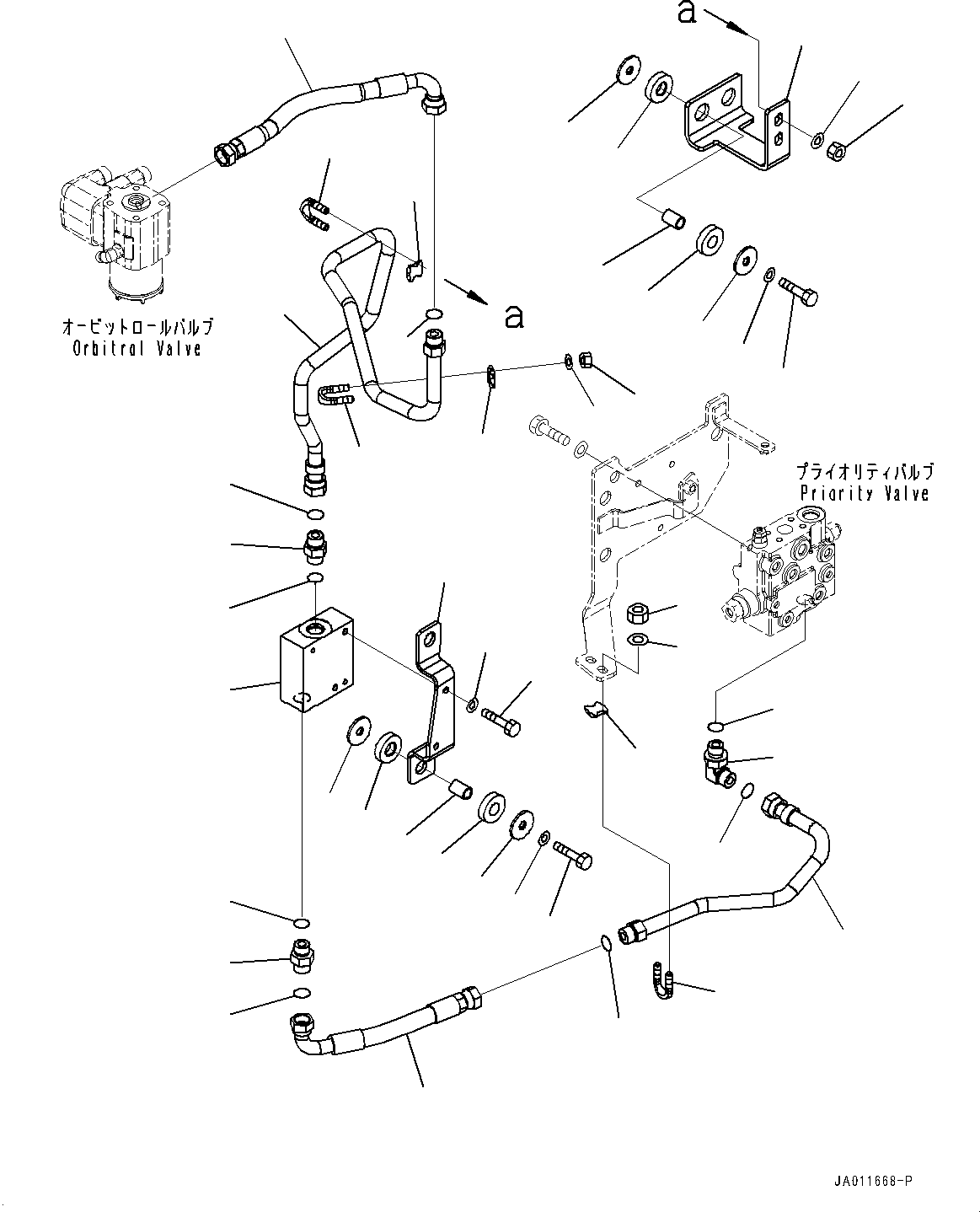 Клапан в сборе 418-62-53901 KOMATSU