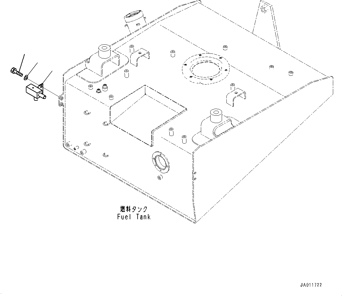 Tube(Fuel Tank,Tank and Strainer,For ECE Specification) (421-03-32162) KOMATSU