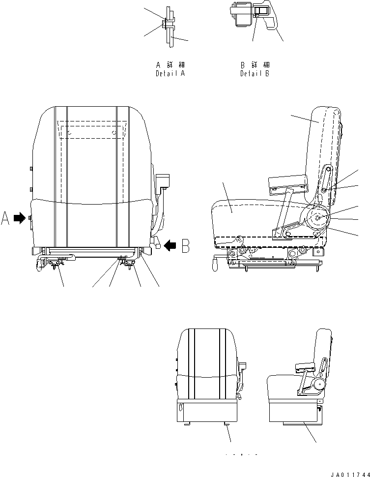 Винт NAN88959 KOMATSU