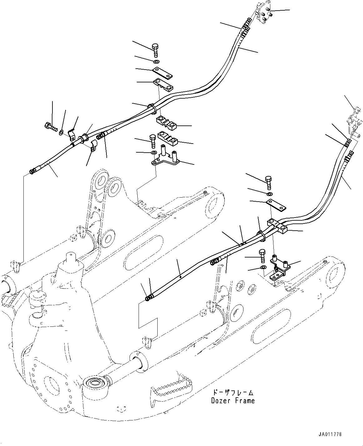 Амортизирующая подушка 13Y-62-16461 KOMATSU