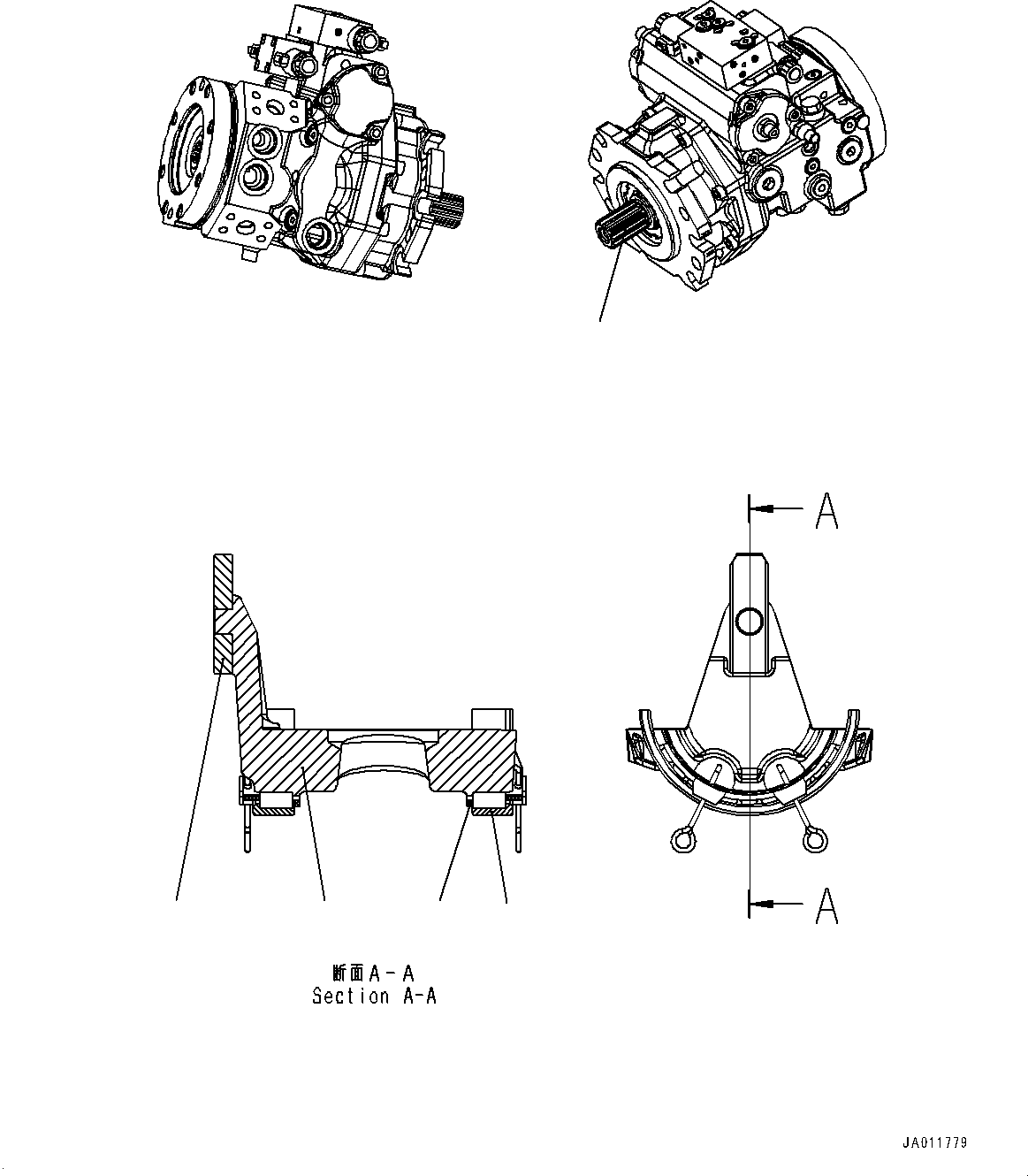 Cradle UCR902236867 KOMATSU