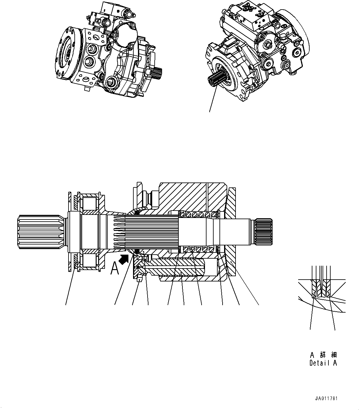 Комплект уплотнений UCR902103243 KOMATSU