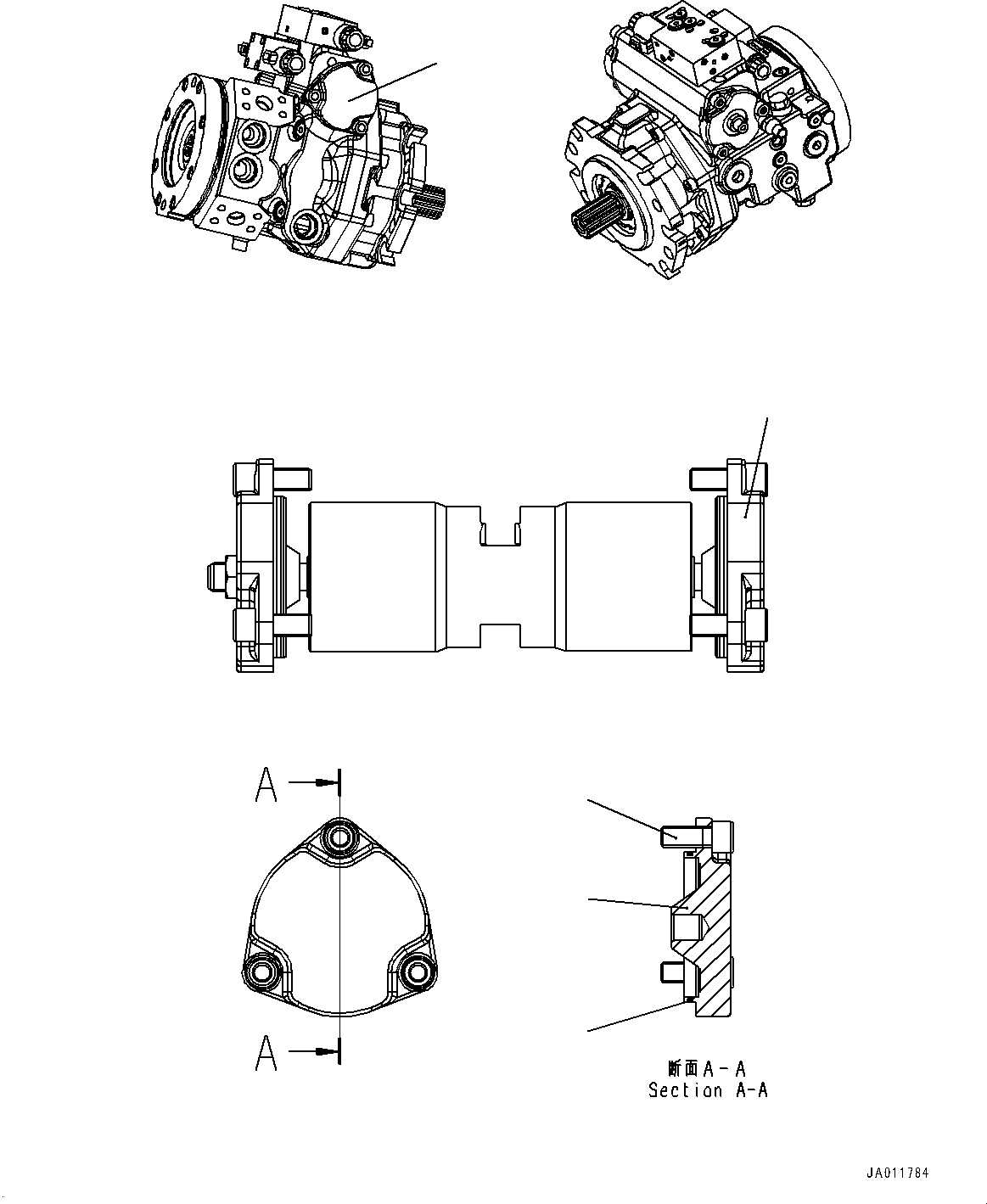 Крышка UCR902114156 KOMATSU