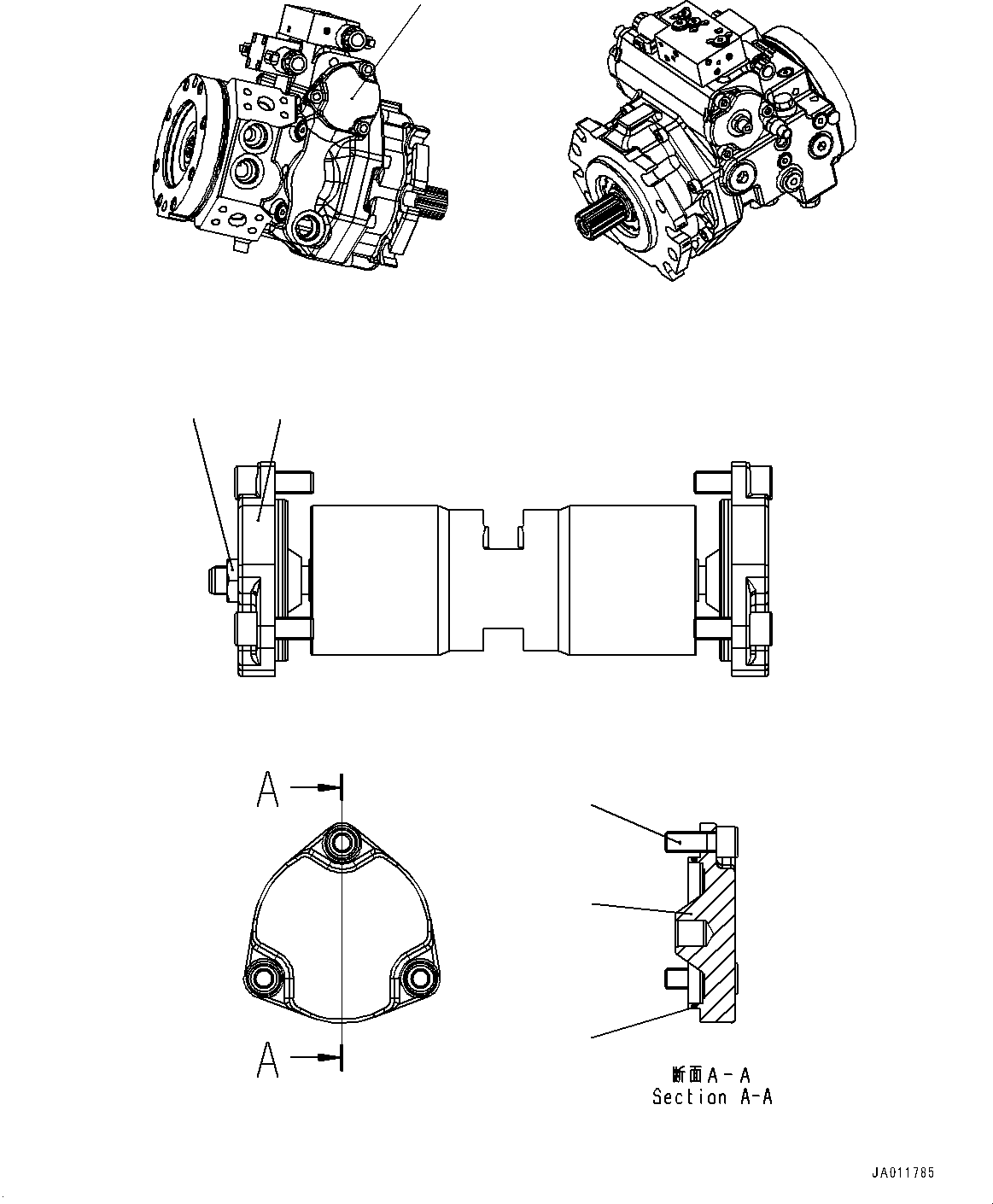 Крышка UCR902114158 KOMATSU