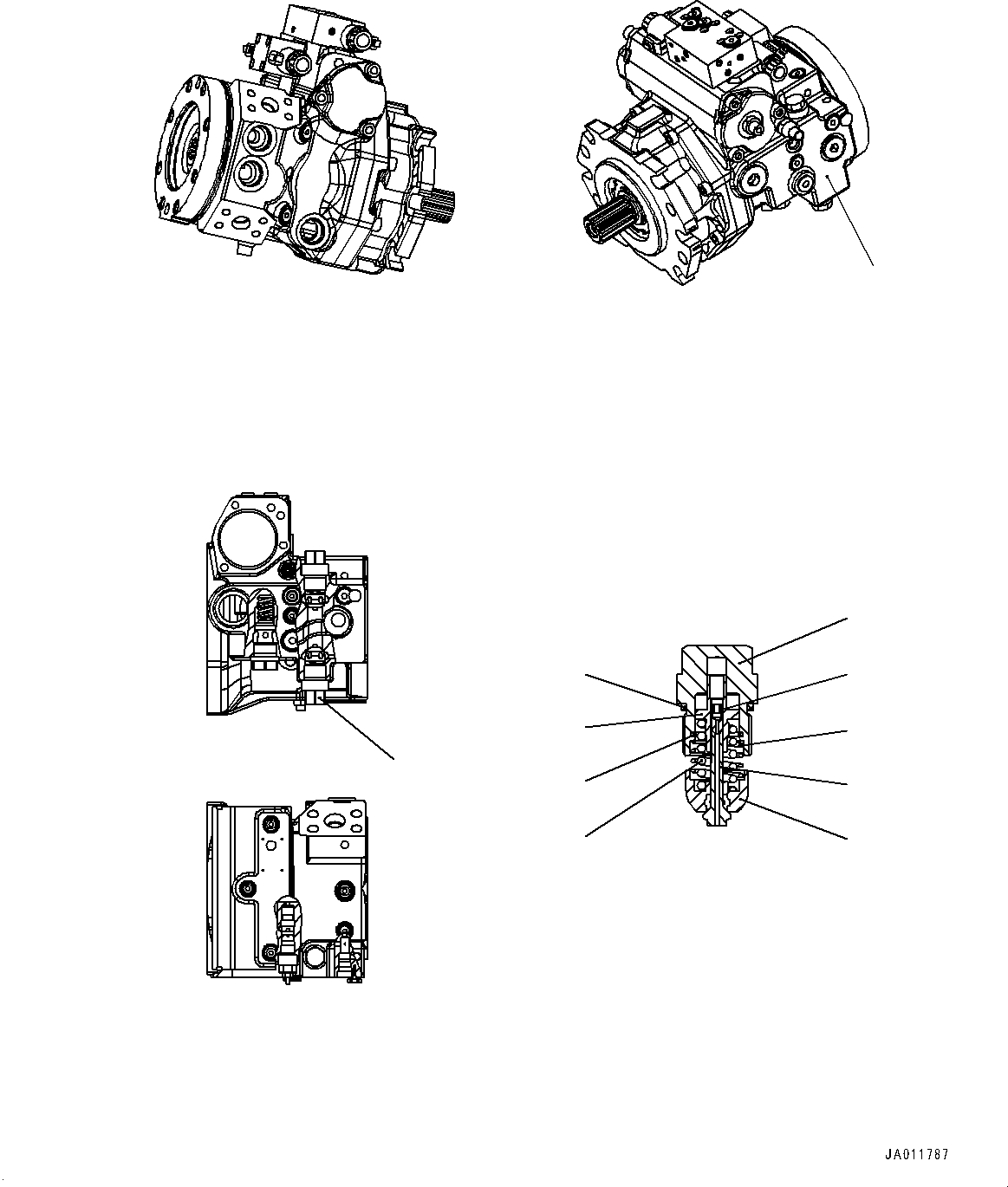 Предохранительный клапан UCR902133641 KOMATSU