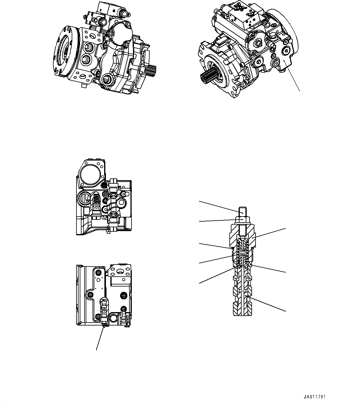 Valve, Override UCR902096368 KOMATSU