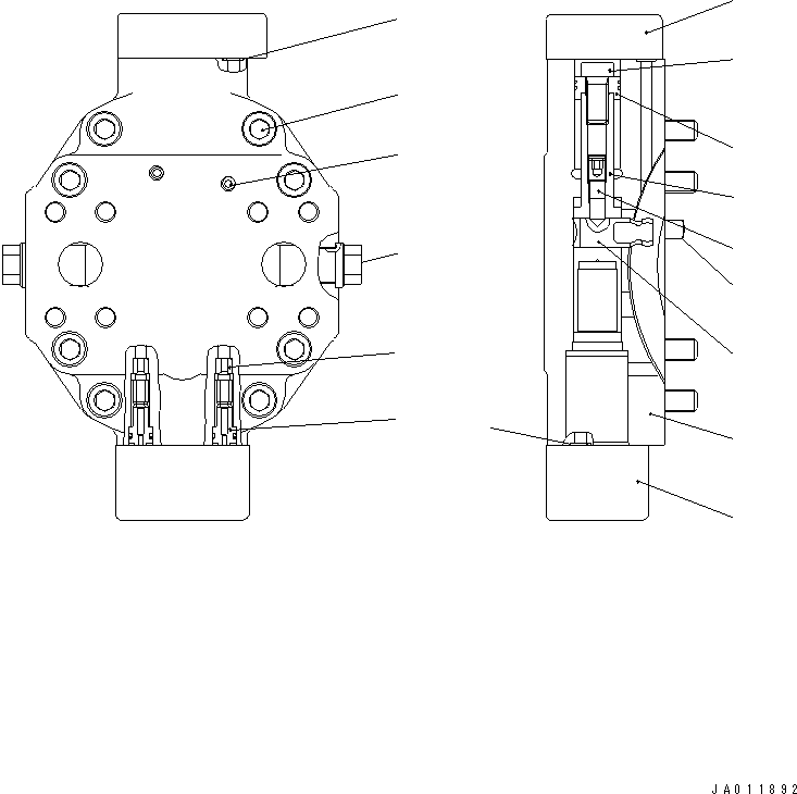 Пластина UC1720001272 KOMATSU