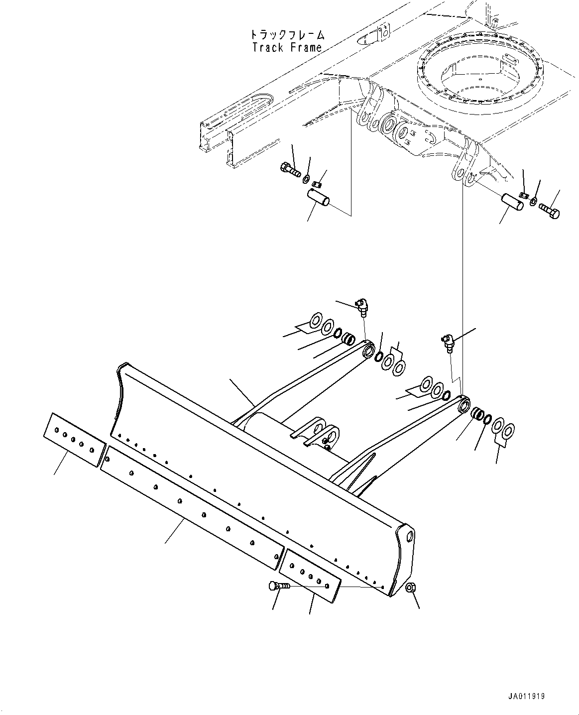Blade Assembly 21W-71-00172 KOMATSU