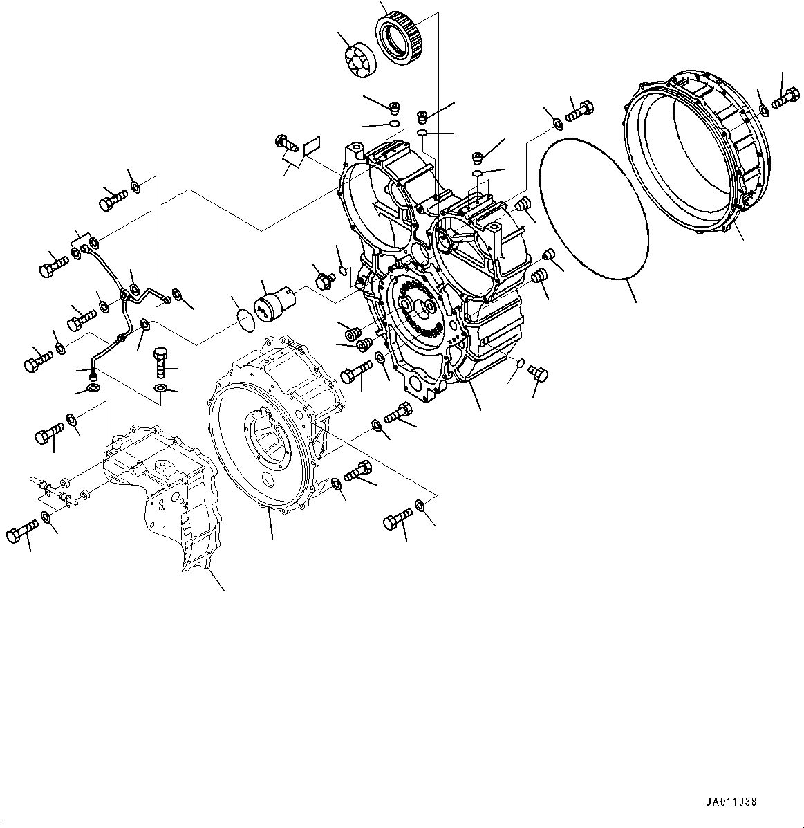 Гидротрансформатор в сборе 425-13-31001 KOMATSU