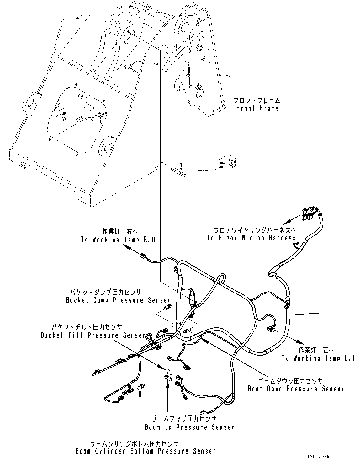 Жгут проводов 418-U77-5210 KOMATSU