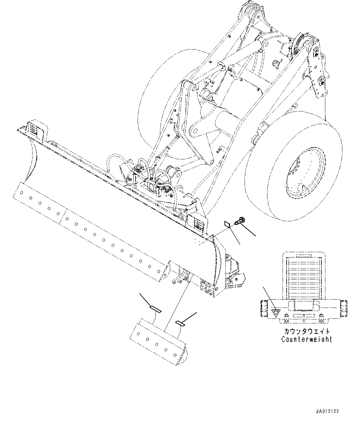 Табличка безопасности 418-907-1390 KOMATSU