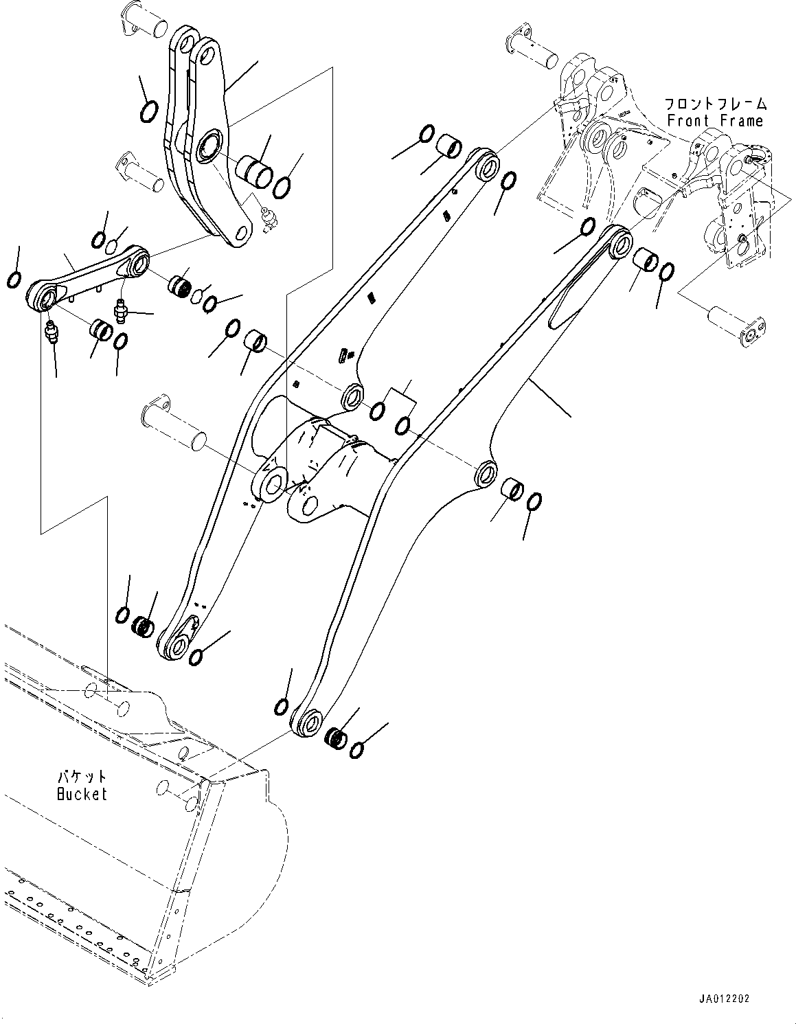 Boom Assembly 423-S95-8600 KOMATSU