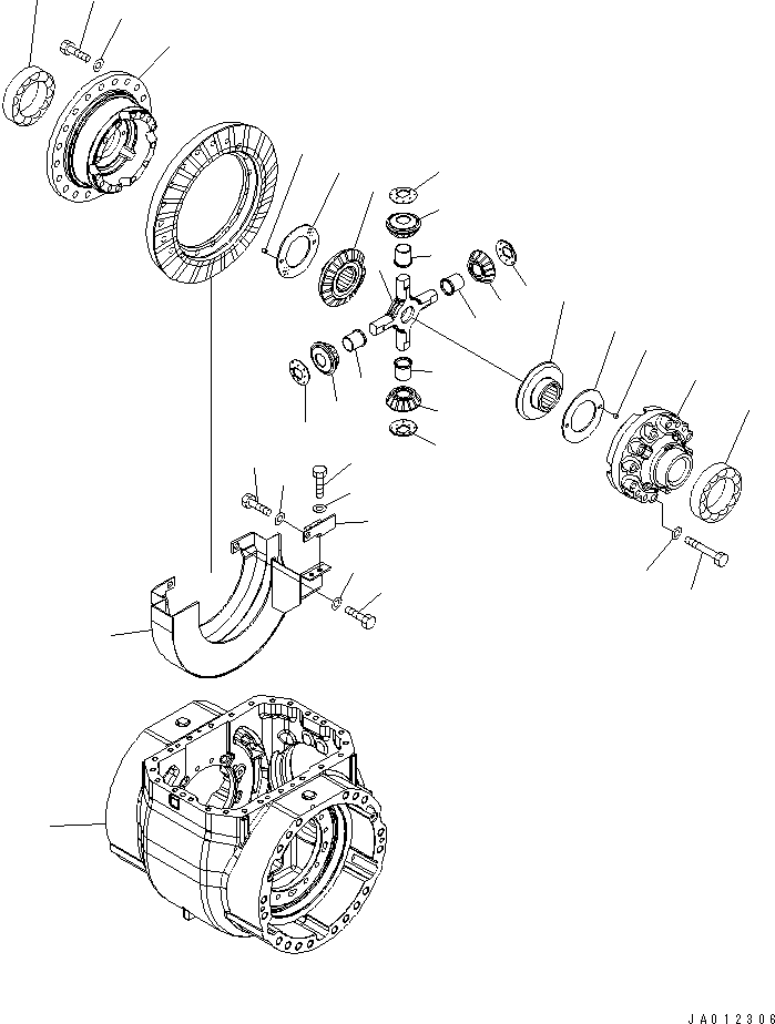 DIFFERENTIAL AS 421-22-31012 KOMATSU