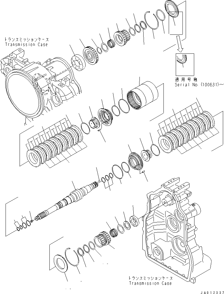 PISTON,FORWARD LOW AND REVERSE 714-23-12640 KOMATSU
