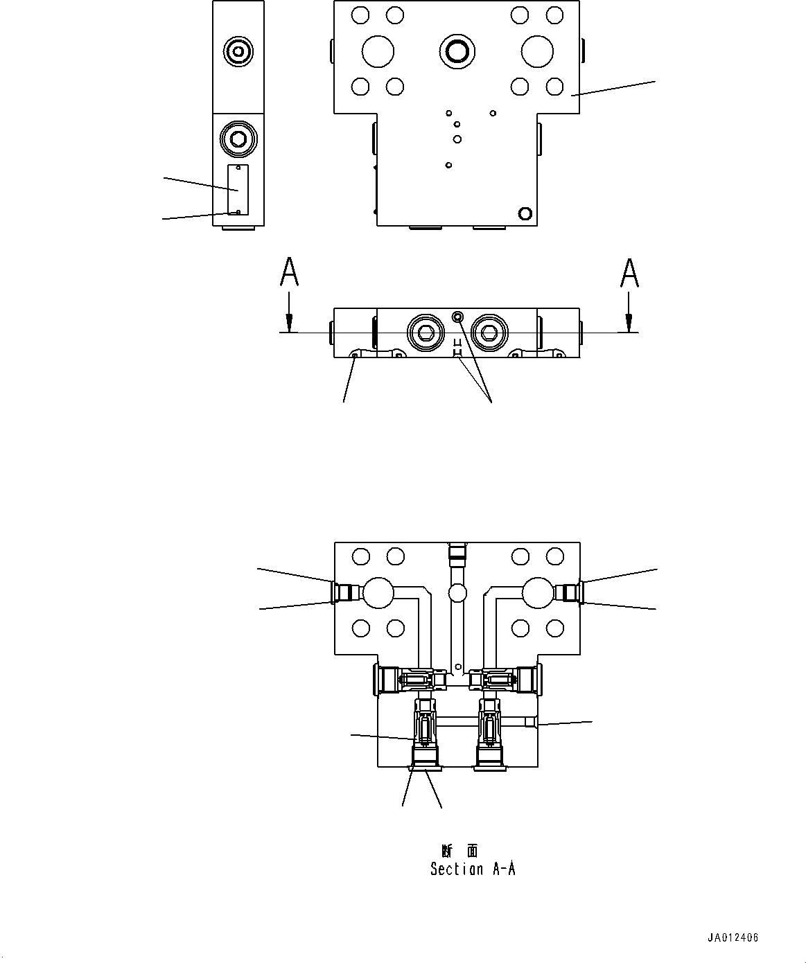 Корпус UC1100700348 KOMATSU