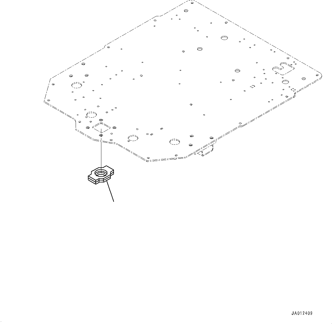 Gasket, Fluid (not shown) 423-93-H4010 KOMATSU