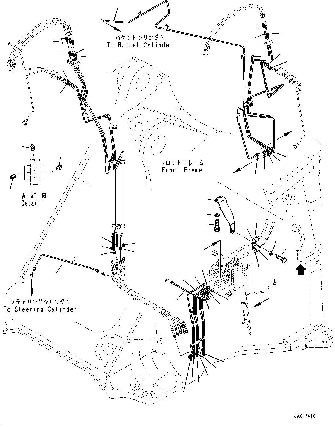 Шланг 07953-CC4NN KOMATSU