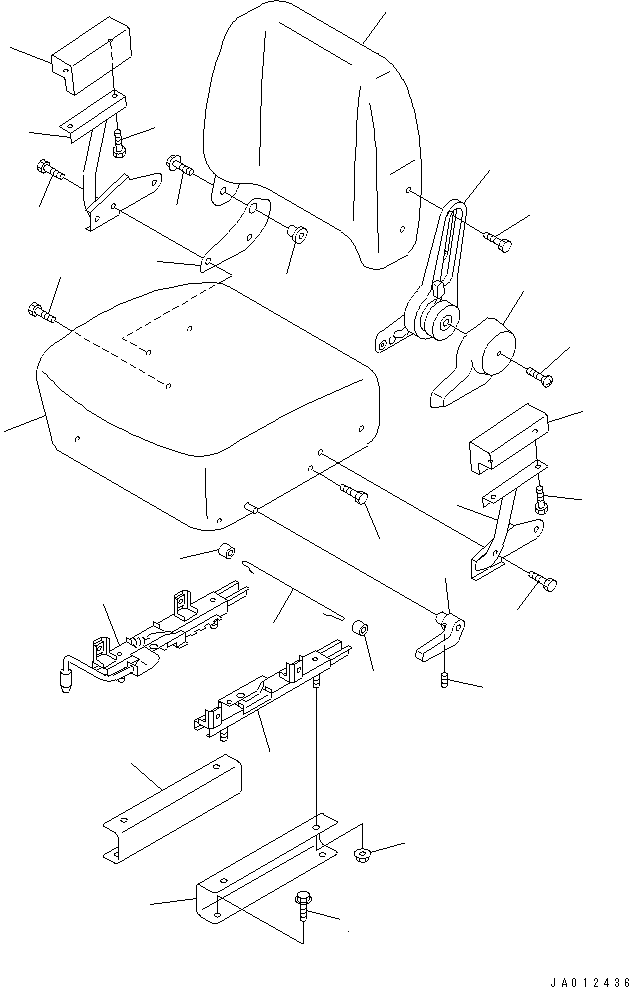 CUSHION ASS'Y PNN99401 KOMATSU
