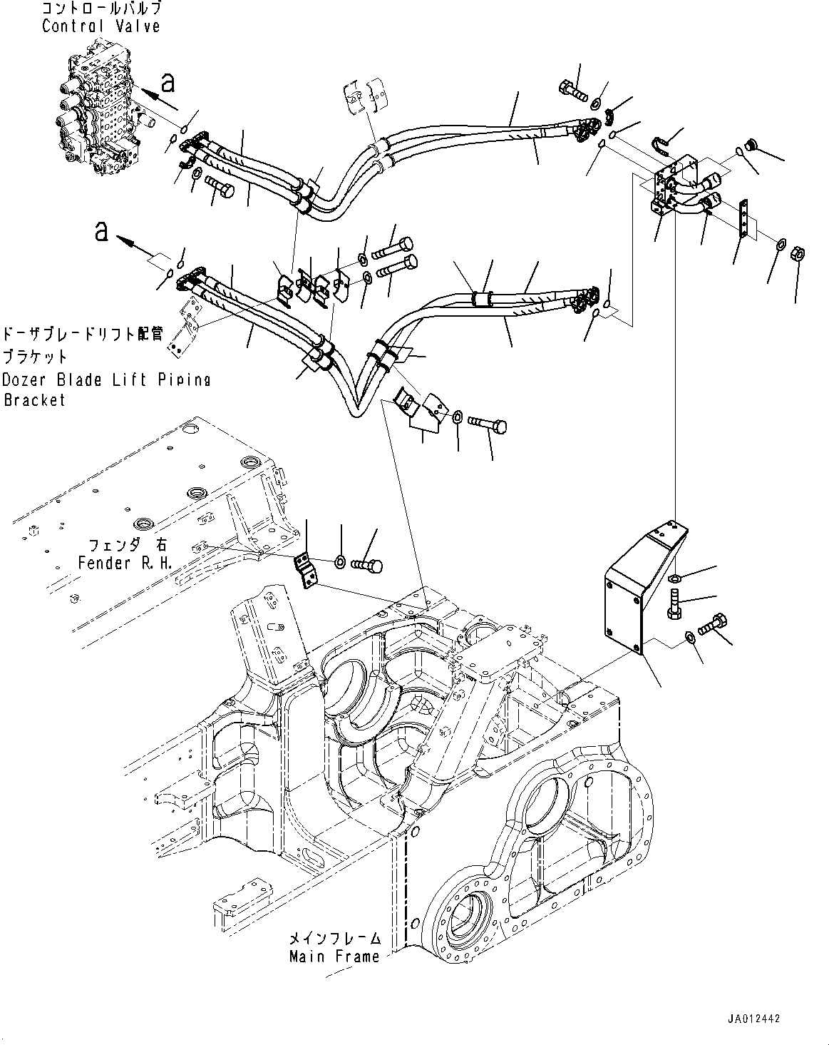 Шланг 154-61-79930 KOMATSU