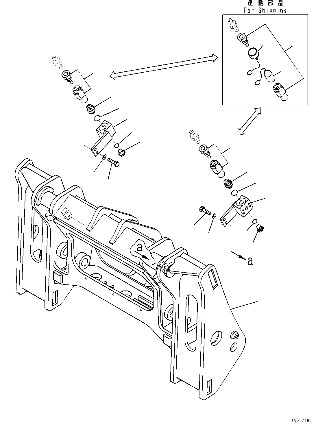 Quick Coupler Assembly 419-T80-5500 KOMATSU